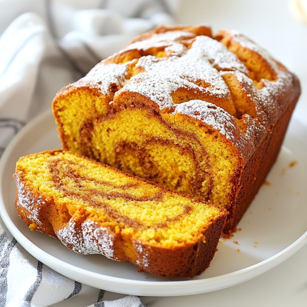 Cinnamon Swirl Pumpkin Bread Easy and Delightful Recipe
