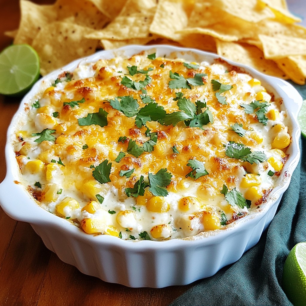 Mexican Street Corn Dip Flavorful and Creamy Delight
