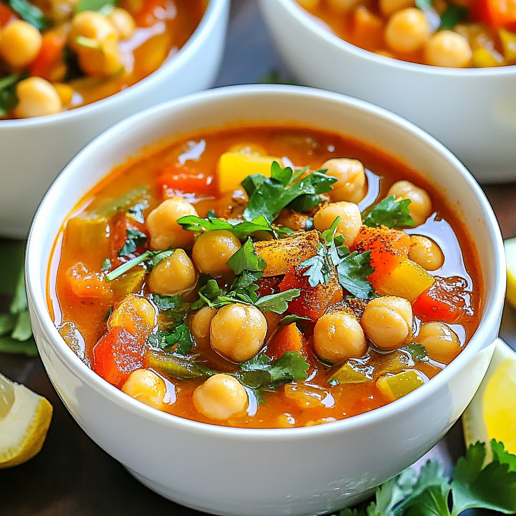 Moroccan Chickpea Stew Flavorful and Nourishing Meal