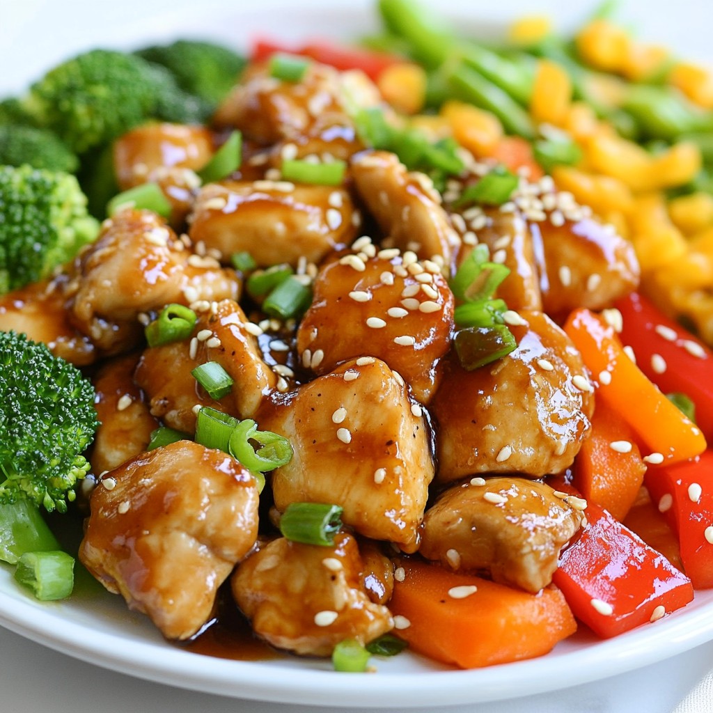 Honey Garlic Chicken Stir Fry Tasty and Quick Meal