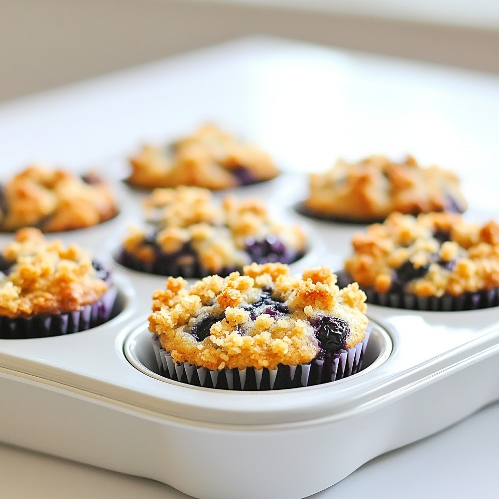 Blueberry Crumble Muffins Savory and Simple Treat
