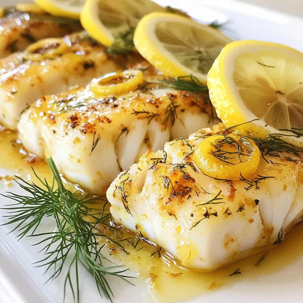 Lemon Dill Baked Cod Fresh and Flavorful Recipe