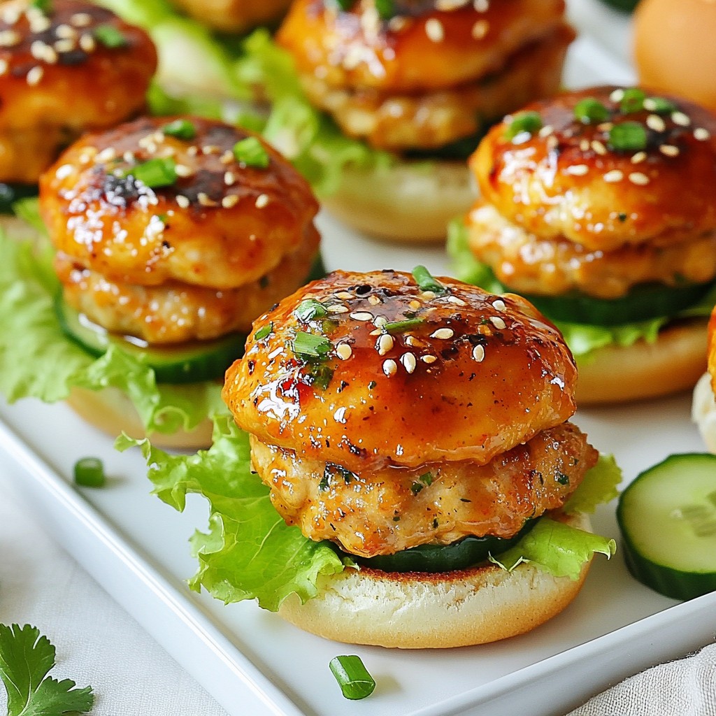 Sweet Chili Chicken Sliders Flavorful and Easy Recipe