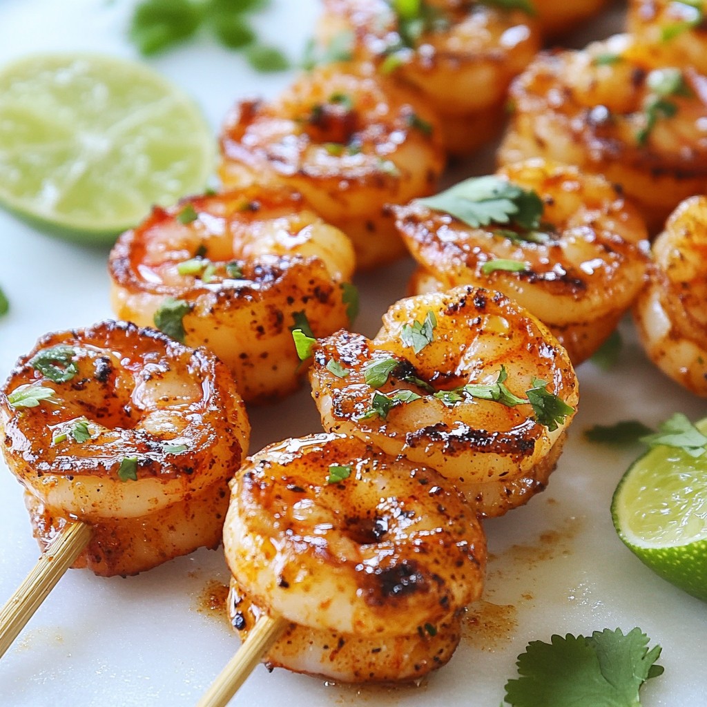 Chili Lime Shrimp Skewers Tasty and Easy Recipe