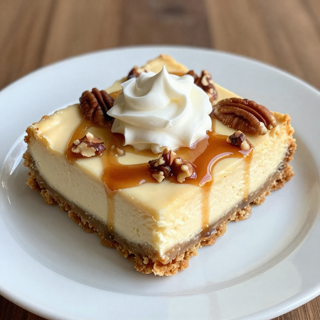 Maple Pecan Cheesecake Bars Delightful and Easy Treat