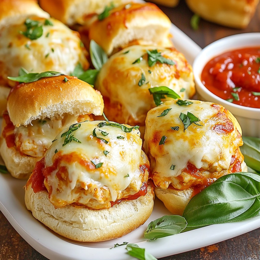 Chicken Parmesan Sliders Tasty and Easy Recipe