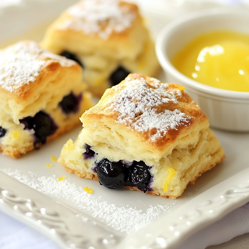 Blueberry Lemon Scones Fresh and Flavorful Delight