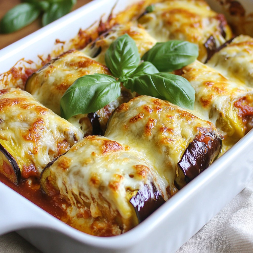 Eggplant Parmesan Roll Ups Flavorful and Easy Recipe