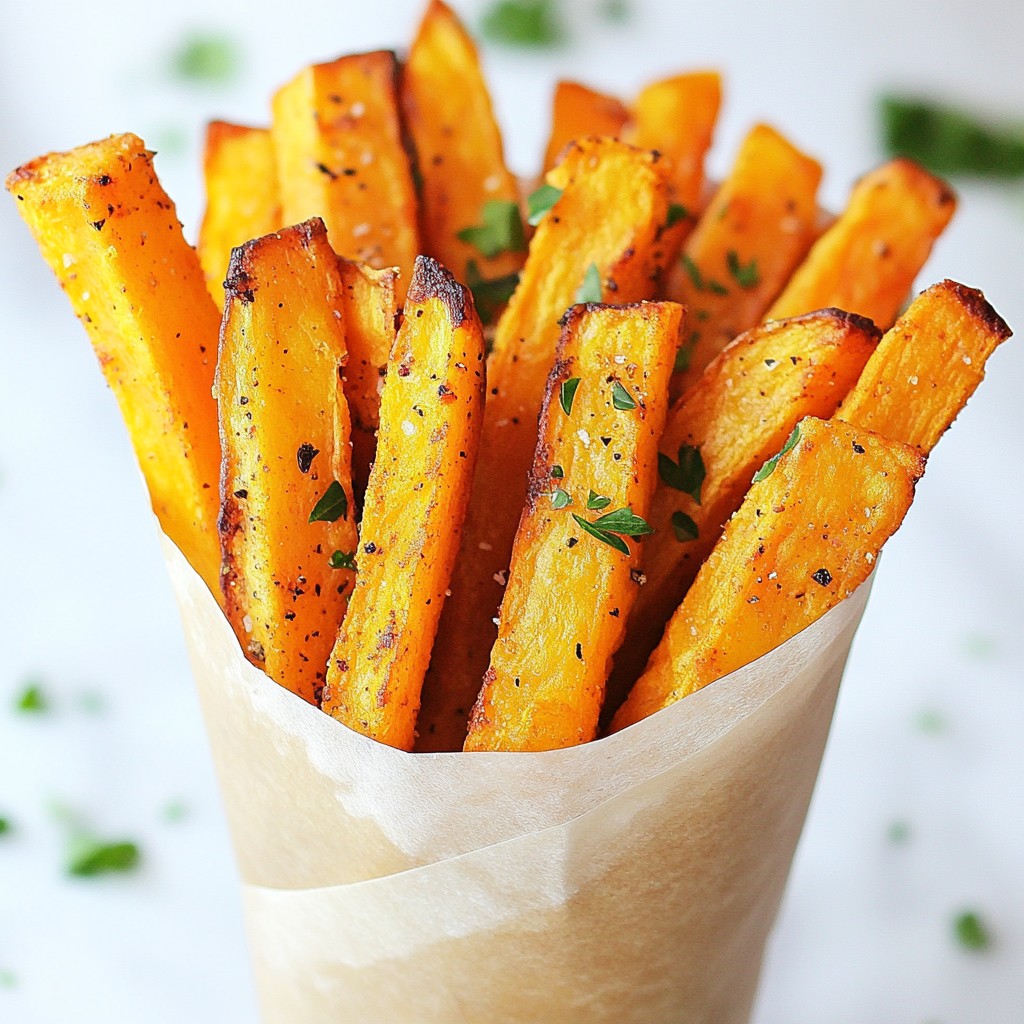 Sweet Potato Fries Perfectly Crisp and Flavorful