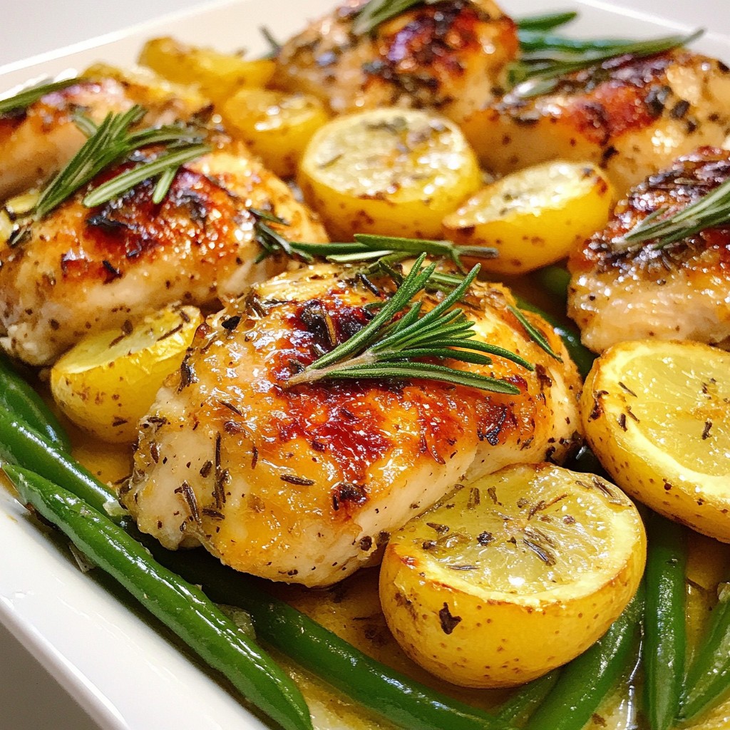 Lemon Rosemary Sheet Pan Chicken Simple and Tasty Meal