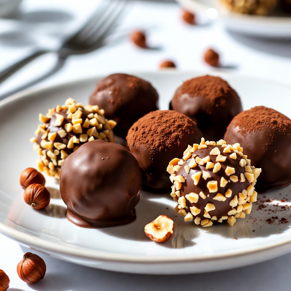 Chocolate Hazelnut Truffles Decadent and Rich Delight
