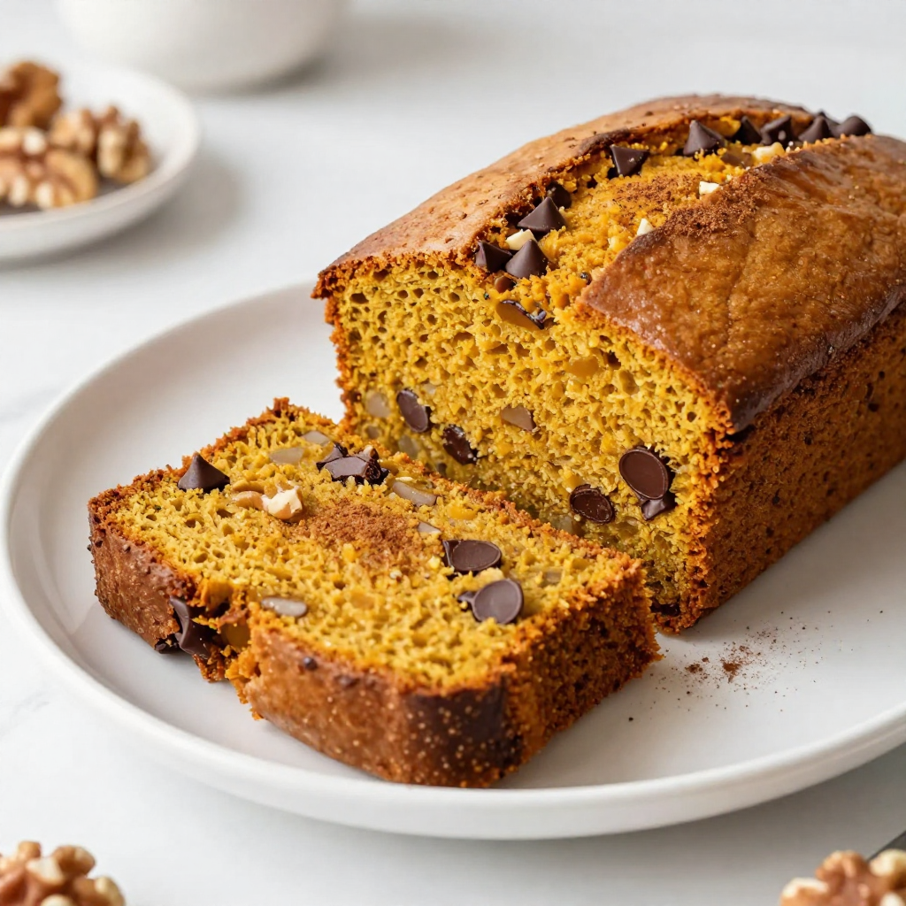 Chocolate Chip Pumpkin Bread Delightful Fall Treat