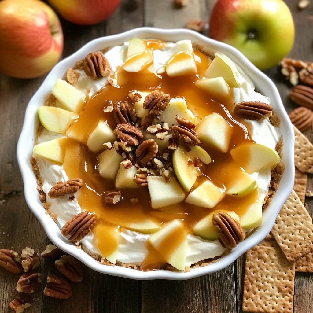 Caramel Apple Cheesecake Dip Easy and Tasty Recipe