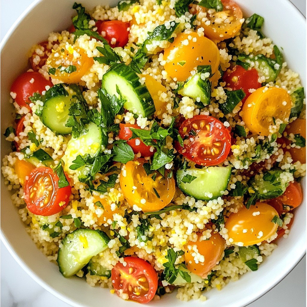 Lemon Herb Couscous Pilaf Flavorful and Easy Recipe