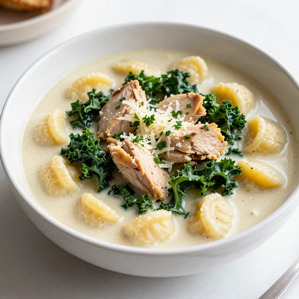 Tuscan Chicken Gnocchi Soup Hearty and Comforting Dish