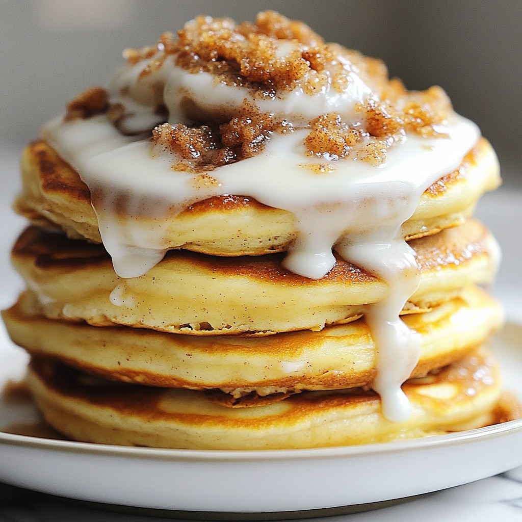 Cinnamon Roll Pancakes Delightful and Easy Recipe