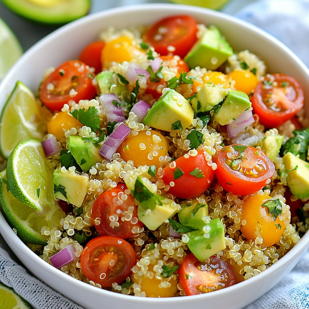 Zesty Cilantro Lime Quinoa Fresh and Flavorful Recipe