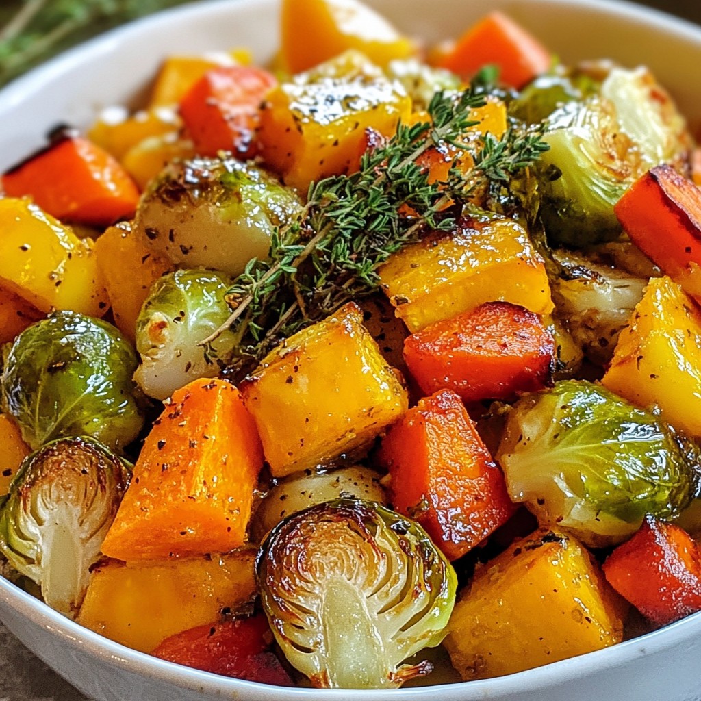 Maple Dijon Roasted Vegetables Savory and Simple Dish