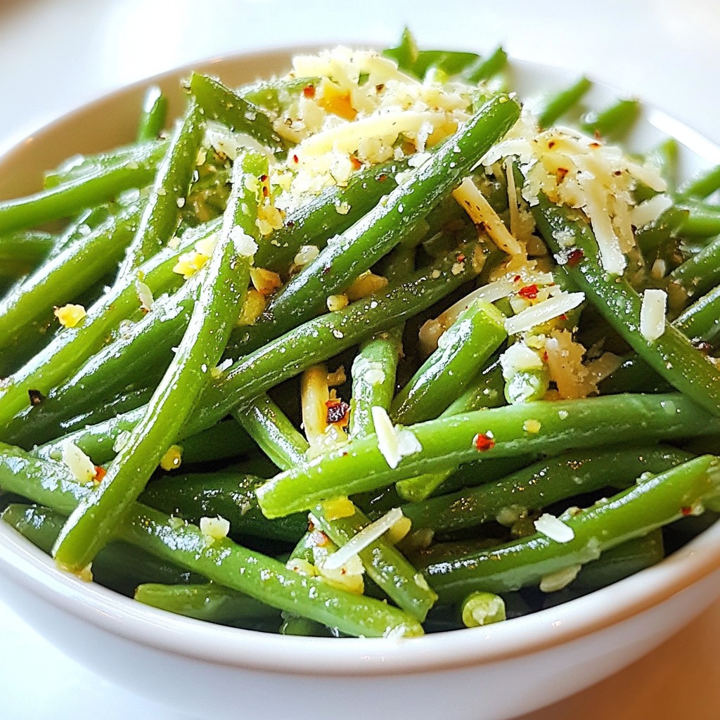 Garlic Parmesan Air Fryer Green Beans Crunchy Treat