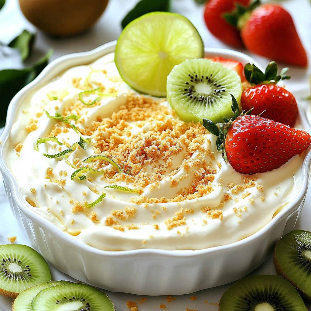 Key Lime Cheesecake Dip Simple and Creamy Delight