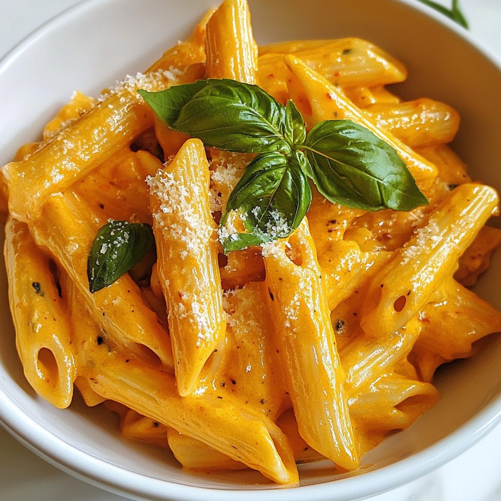 Creamy Roasted Red Pepper Pasta Flavorful Weeknight Meal