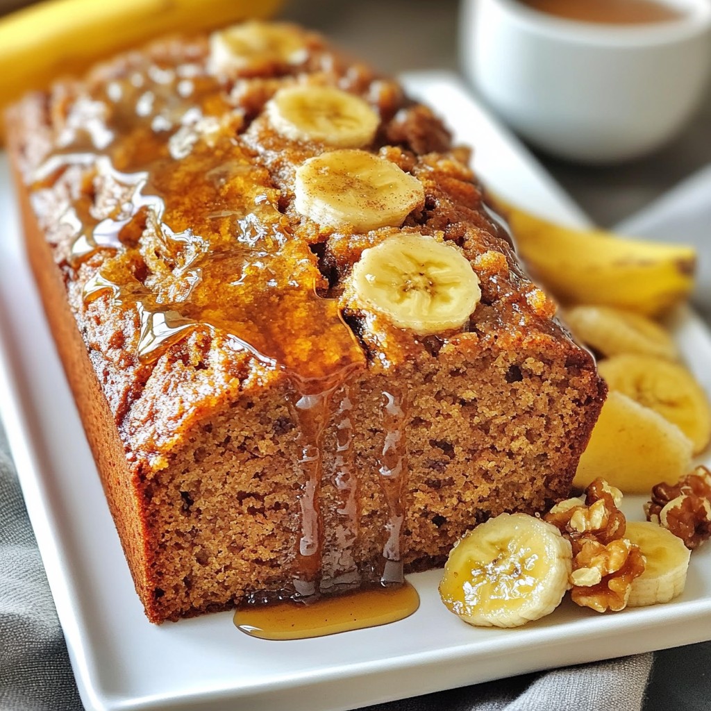 Maple Brown Sugar Banana Bread Divine and Simple Treat