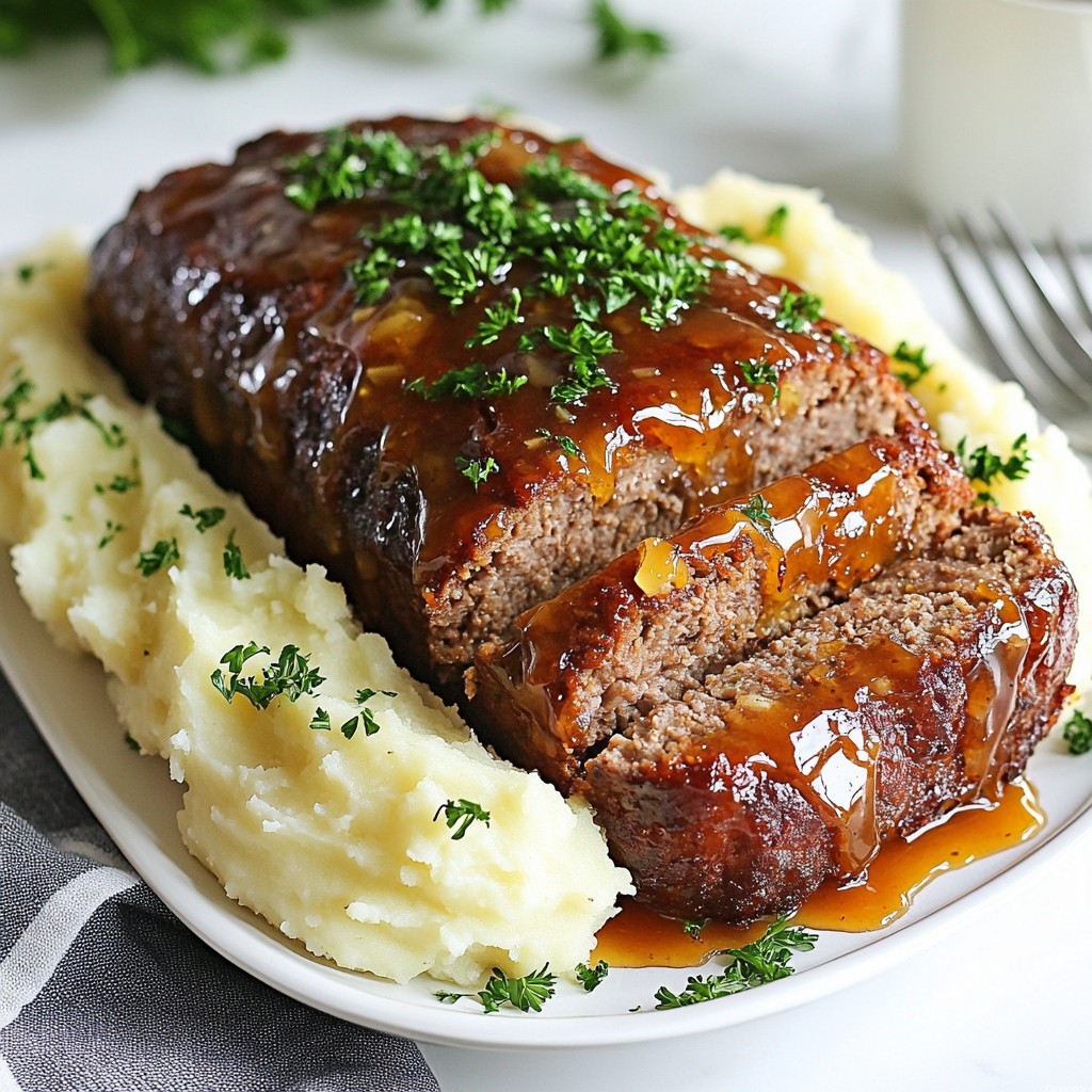 Honey Garlic Glazed Meatloaf Juicy and Tasty Recipe