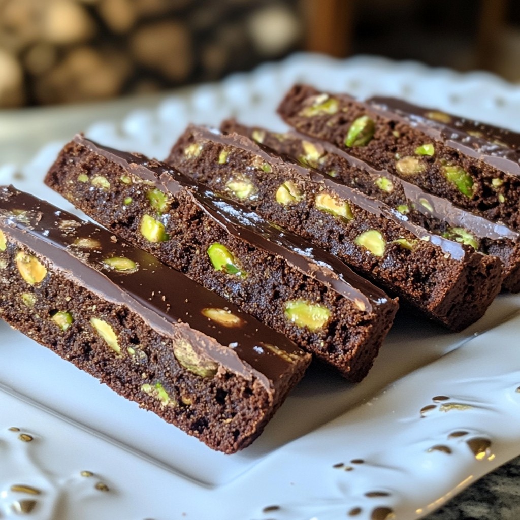 Chocolate Pistachio Biscotti Irresistible Treat Recipe