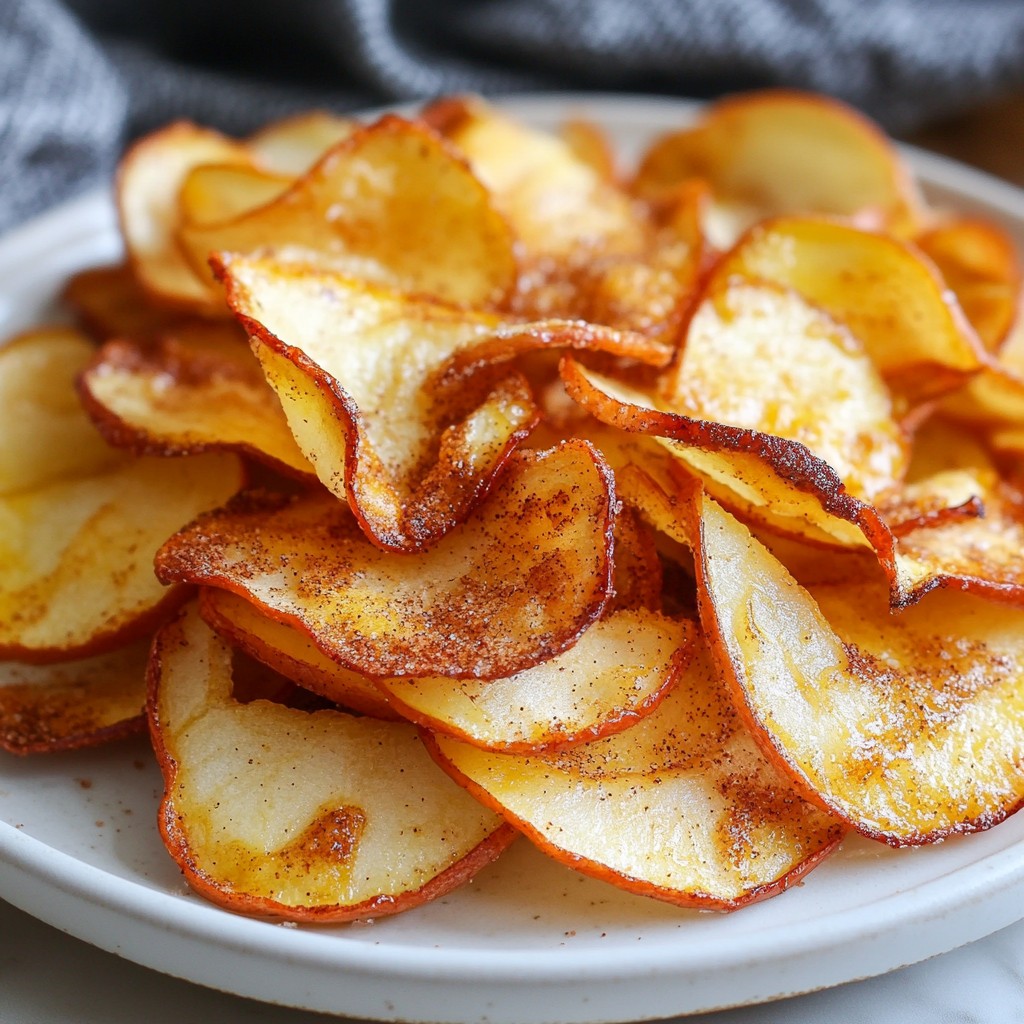 Air Fryer Cinnamon Apple Chips Crunchy and Delicious