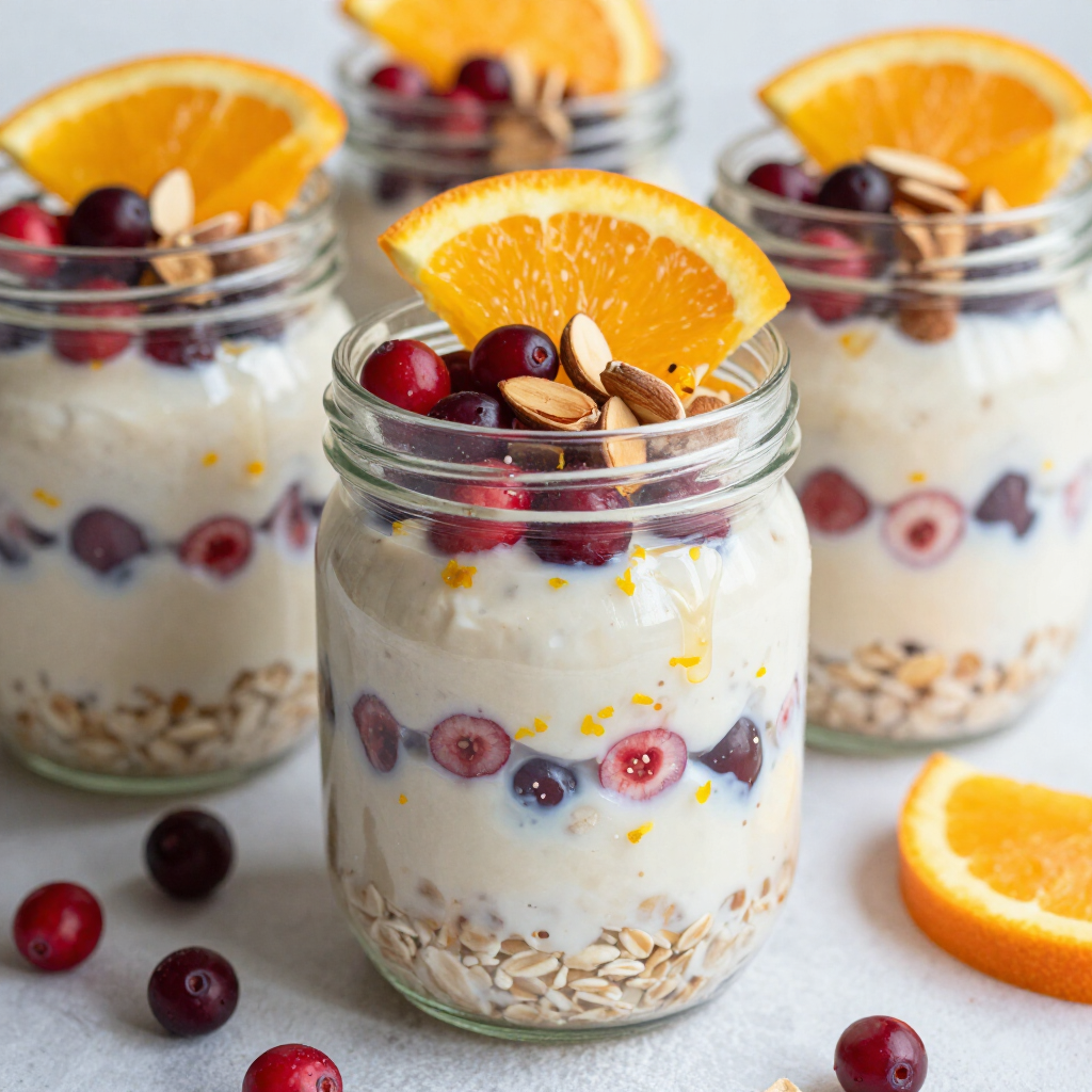 Cranberry Orange Overnight Oats Easy and Nutritious
