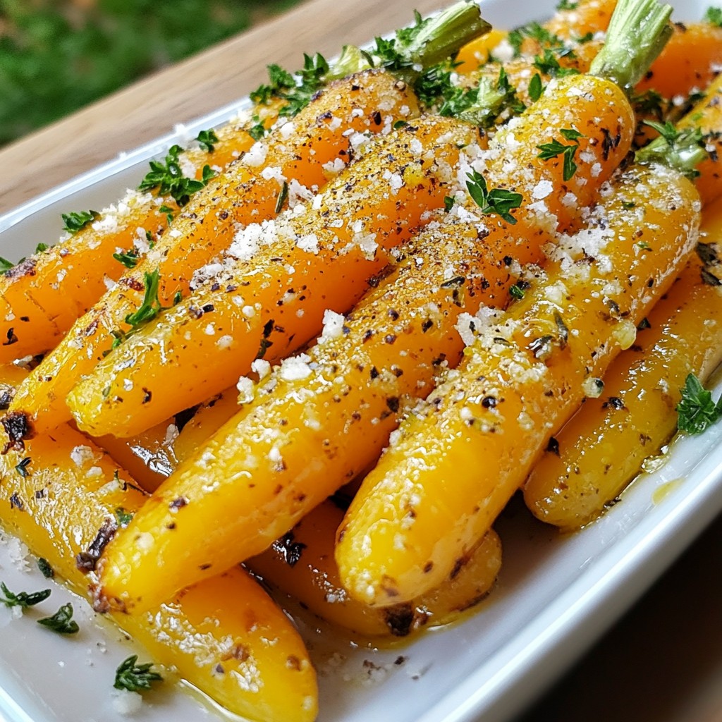 Parmesan Herb Roasted Carrots Flavorful Oven Delight