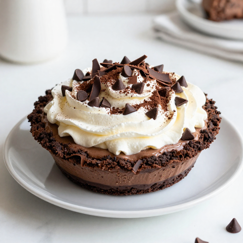 Mocha Chip Ice Cream Pie Simply Delicious Delight