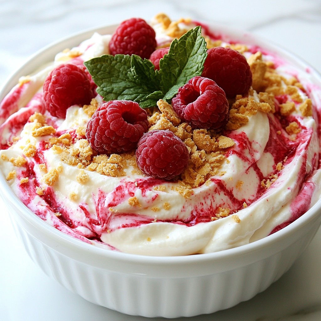 Raspberry Lemon Cheesecake Dip Fresh and Fruity Delight