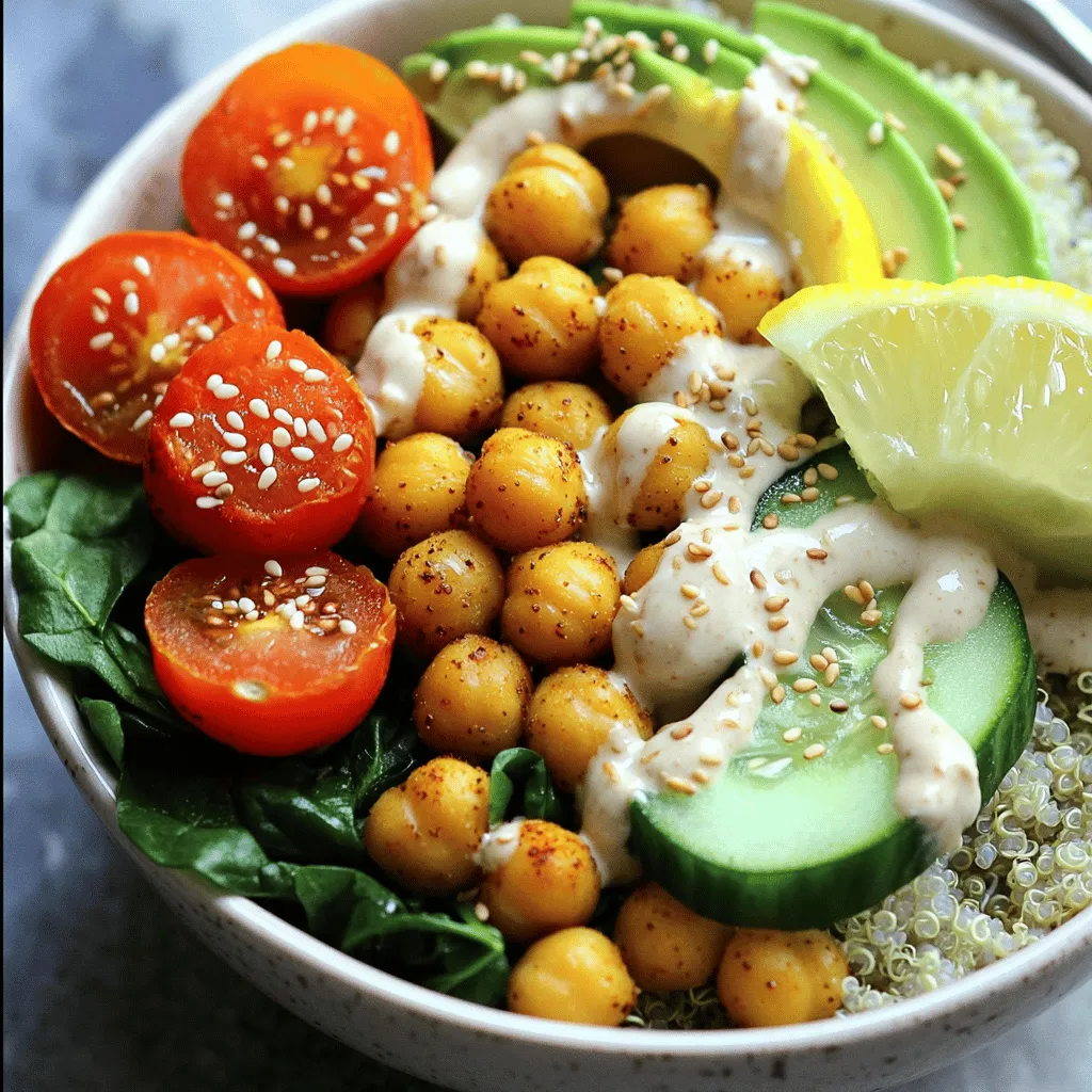 Spicy Chickpea Buddha Bowl Flavorful Healthy Meal